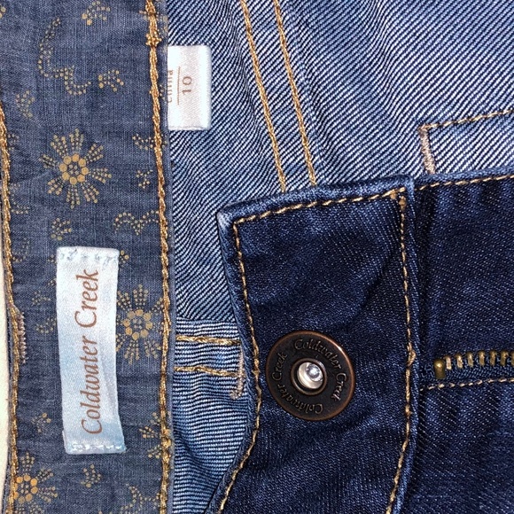 Coldwater creek Straight leg Jeans Size 10 - Picture 2 of 3